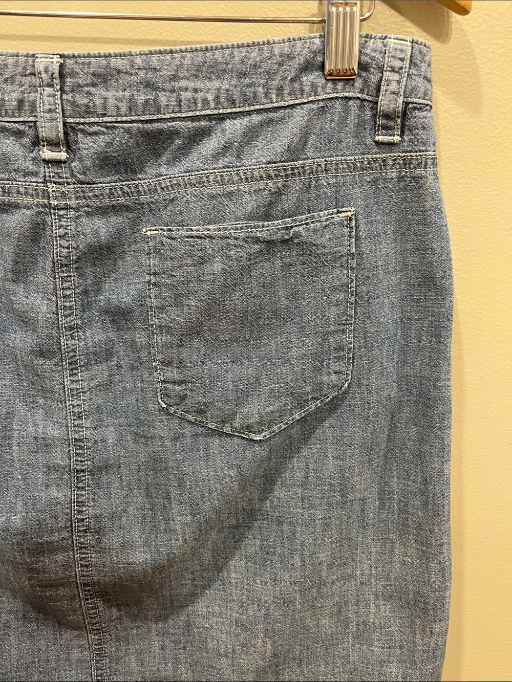 Tommy Bahama Denim Lightweight Skirt - Picture 5 of 7